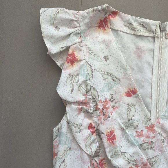 Rebecca Taylor ruffle Kamea fleur wrap dress NWT - Picture 12 of 16